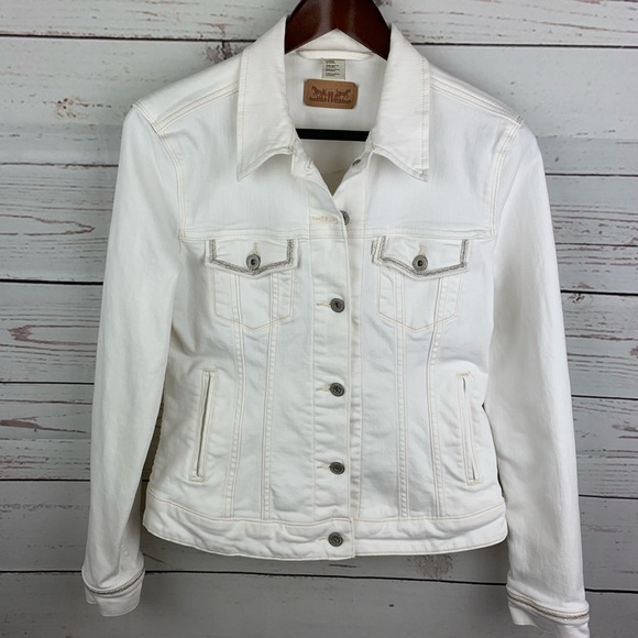 levis white jean jacket